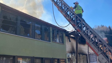 Giresun'da Yangın İki Bina Hasar Gördü