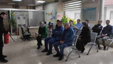 PTT Çalışanlarına Yangın Tatbikatı