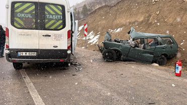 Gümüşhane'de Trafik Kazası: 1 Ölü, 9 Yaralı