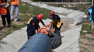 Gümüşhane'de Afet Simülasyon Yarışması