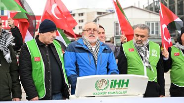 İHH, İsrail'in Küresel Sumud Filosu'na saldırısını protesto etti