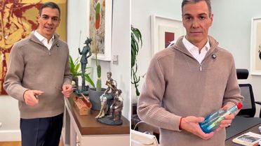 İspanya Başbakanı Sanchez ofisindeki 3 vazgeçilmez eşyayı paylaştı! İçlerinden biri herkesi etkiledi