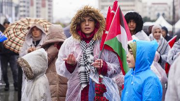 İstanbul'da İsrail Protestosu