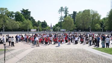 İtalya'daki Türkler 23 Nisan Ulusal Egemenlik ve Çocuk Bayramı için bir araya geldi