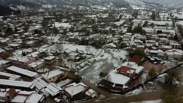 Ödemiş'te Mayıs'ta Kar Sürprizi