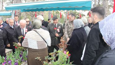 Kayseri'de Polis Şehitliği'nde tören düzenlendi
