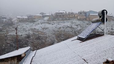 Elazığ'da Nisan Karı Üreticileri Tedirgin Etti