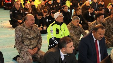 Kilis'te 'Polis Haftası' kapsamında şehitler için mevlit okutuldu