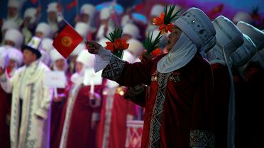 Kırgızistan'da 'Türkü Kervanı' Kutlandı