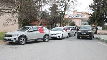 Kırklareli'de Filistin İçin Araç Konvoyu