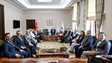 Vali Turan, Egemen Bağış'ı Kabul Etti