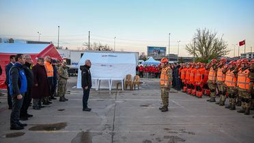 Kırklareli'nde Afet Tatbikatı İncelemesi