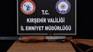 Kırşehir'de Ruhsatsız Silah Operasyonu