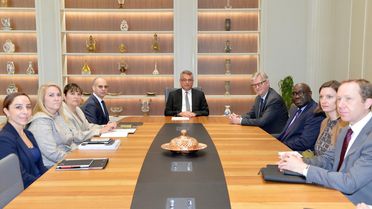 Erhürman, BM Yetkilisi ile Görüştü