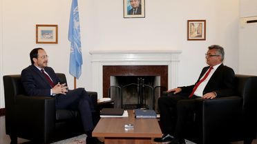 Erhürman ve Hristodulidis'ten Kıbrıs İçin Görüşme