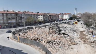 Konya'da Yıkım Çalışmaları Tamamlandı