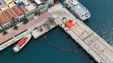 Kuşadası'nda Kimyasal Sızıntı Tatbikatı