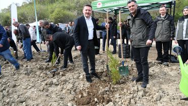 Lapseki'de Fidan Dikim Töreni