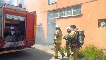 Manisa'da İş Yerinde Yangın