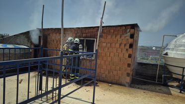 Kızıltepe'de Yangın Söndürüldü