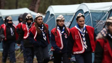 Milli bilinç kampına katılan yaklaşık 2 bin izci 57. Alay'ın izinden yürüyecek