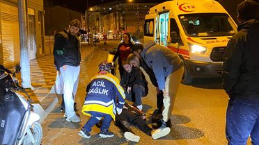 Muratlı'da Motosiklet Kazası: Sürücü Yaralandı