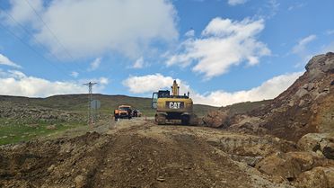 Muş-Kulp Yolu Heyelan Nedeniyle Kapandı