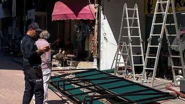 Tabela Montajında İşçi Yaralandı