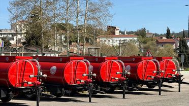 Orhaneli'nde Yangın Tankerleri Dağıtıldı