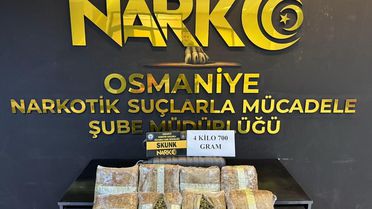 Osmaniye'de 5 Kilo Uyuşturucu ve 5 Tutuklama