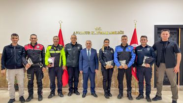 Emniyet Müdürü Doğanay'dan Kaymakam Duru'ya Ziyaret