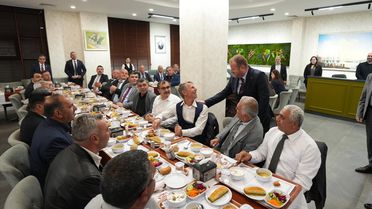 RTÜK Başkanı Daniş Çanakkaleli konuklarını ağırladı