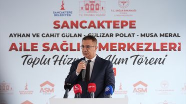 Sancaktepe'de 3 aile sağlığı merkezi törenle hizmete açıldı