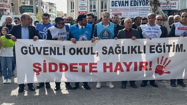 Eğitim Sendikalarından Saldırı Protestosu