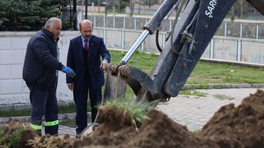 Şarkışla'da Otopark Çalışmaları Başladı