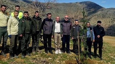 Sason'da şehitler anısına fidan dikildi