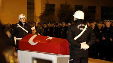 Şehit polis memuru Seçkin Yalçın, memleketi Elazığ'da törenle karşılandı