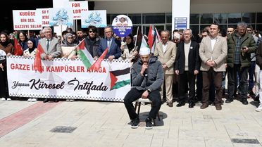 Sinop'ta İsrail'e Protesto