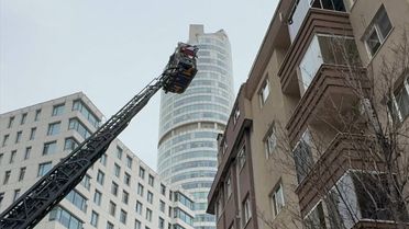 Şişli'de Restoran Bacasında Yangın