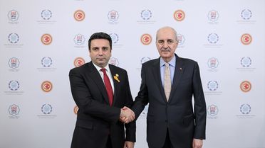 Kurtulmuş ve Simonyan PAB 152. Genel Kurulu İçin Bir Araya Geldi