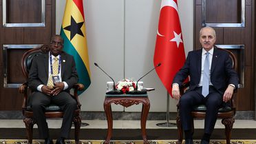 Kurtulmuş ve Gana Meclis Başkanı Görüştü