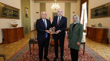 Kurtulmuş, Kamu Denetçilerini Kabul Etti