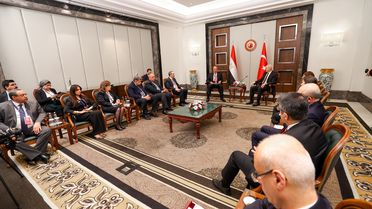 Kurtulmuş ve Mısır Meclis Başkanı Görüştü