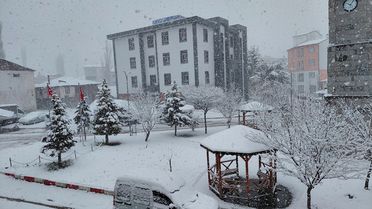 Tokat'ta Kar Yağışı Etkili