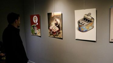 Trabzon'da Uluslararası Mizah Sergisi Açıldı