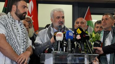 Küresel Sumud Filosu Aktivistleri İstanbul'da Karşılandı