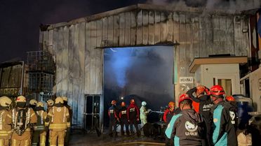 Tuzla'da Fabrika Yangını