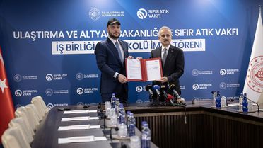 Ulaştırma ve Altyapı Bakanlığı ile Sıfır Atık Vakfı arasında işbirliği protokolü imzalandı