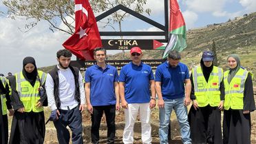 Ürdün'de Türk şehitleri anısına TİKA tarafından yüzlerce zeytin fidanı dikildi