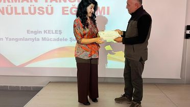 Vezirköprü'de Yangın Gönüllüsü Eğitimi Tamamlandı